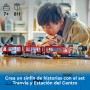 LEGO City Tranvía y Estación del Centro, Regalo para Niños y Niñas de 7 Años o Más Fans de los Trenes de Juguete, 6 Minifiguras