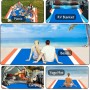Laufunjoy Manta de Playa Impermeable, Alfombra de Playa Manta de Picnic Impermeable Alfombra de Camping 200x210cm con 4 Estaca