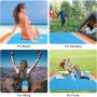 Laufunjoy Manta de Playa Impermeable, Alfombra de Playa Manta de Picnic Impermeable Alfombra de Camping 200x210cm con 4 Estaca