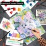 28/54/72/96/144 Uds. Juego de colores para dibujar, lápices de dibujo 