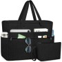 WACCET Bolsa de Playa Grande Mujer, Bolso de Playa Impermeable con Cremallera Bolso Playa Grande XXL Familiar 50L Plegable y