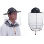 Gorra de malla de apicultura profesional para apicultura gorra de equipo de protección para hombres y mujeres con mosquitos,