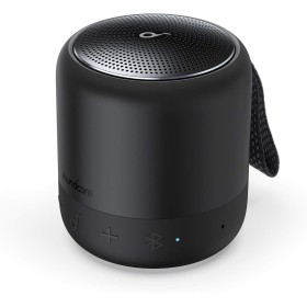 Soundcore Mini 3 Altavoz Bluetooth Potente, Tecnologí­as BassUp y PartyCast, USB-C, Resistencia al Agua IPX7 y EQ