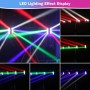 BETOPPER luces de discoteca 8 * 3W cabeza móvil LED DJ luces escenario luz discoteca DMX Foco profesional fiesta luz RGBW spider