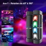 BETOPPER luces de discoteca 8 * 3W cabeza móvil LED DJ luces escenario luz discoteca DMX Foco profesional fiesta luz RGBW spider