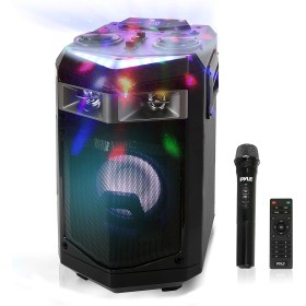 Altavoz Bluetooth Potente, Trolley con Ruedas, Altavoz Bluetooth, 60W, Altavoz portatil, inalambrico, USB, Tarjeta SD, aux