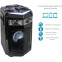 Altavoz Bluetooth Potente, Trolley con Ruedas, Altavoz Bluetooth, 60W, Altavoz portatil, inalambrico, USB, Tarjeta SD, aux