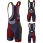 Culotte Ciclismo Hombre Pantalones cortos con tirantes de equipo profesional coloridos Pantalones cortos de ciclismo for hombre