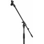 Vonyx MS10 Pie de Micrófono Negro. Pie de Micro, Negro, Equipo Profesional, Altura Ajustable, Equipo Compacto, Fácil de
