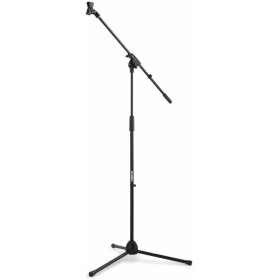 Vonyx MS10 Pie de Micrófono Negro. Pie de Micro, Negro, Equipo Profesional, Altura Ajustable, Equipo Compacto, Fácil de