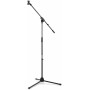 Vonyx MS10 Pie de Micrófono Negro. Pie de Micro, Negro, Equipo Profesional, Altura Ajustable, Equipo Compacto, Fácil de
