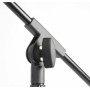 Vonyx MS10 Pie de Micrófono Negro. Pie de Micro, Negro, Equipo Profesional, Altura Ajustable, Equipo Compacto, Fácil de