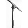 Vonyx MS10 Pie de Micrófono Negro. Pie de Micro, Negro, Equipo Profesional, Altura Ajustable, Equipo Compacto, Fácil de