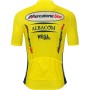 Marco Pantani Retro profesional equipo Mercatone Uno Ropa ciclismo conjunto para hombre, manga corta bicicleta ropa babero corto