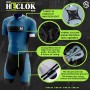 Traje de Triatlón de Manga Corta para Hombre,Traje de Ciclismo Acolchado de una Pieza para Hombre＋Acolchado Profesional de