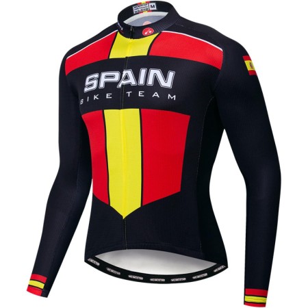 Maillots De Ciclismo para Hombre - Camiseta Deportiva De Equipo Profesional, Camisetas De Manga Larga para Bicicleta De Montaña,