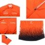 FFFF & OLFEH Traje de Ciclismo Hombre de Equipos Profesionales. Culotte y Maillot.con 3D Almohadilla De Gel Ropa Ciclismo para