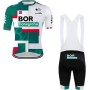 SGCIKER 2022 para hombre profesional equipo BORAHansgrohe ciclismo Jersey conjunto, manga corta bicicleta ropa babero corto kits