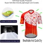SGCIKER 2022 para hombre profesional equipo BORAHansgrohe ciclismo Jersey conjunto, manga corta bicicleta ropa babero corto kits