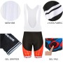 SGCIKER 2022 para hombre profesional equipo BORAHansgrohe ciclismo Jersey conjunto, manga corta bicicleta ropa babero corto kits