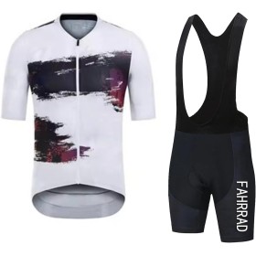 Traje Ciclismo Hombre para Verano, Ropa Ciclismo Manga Corta y Culotte Ciclismo Transpirable, Maillot Bicicleta Hombre de