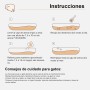 FUKUMARU Arena de Tofu para Gatos 10.8kg - Arena aglomerante para Gatos, Mezcla de pellets de maíz, Libre de Polvo y fácil de