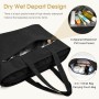 WACCET Bolsa de Playa Grande Mujer, Bolso de Playa Impermeable con Cremallera Bolso Playa Grande XXL Familiar 50L Plegable y