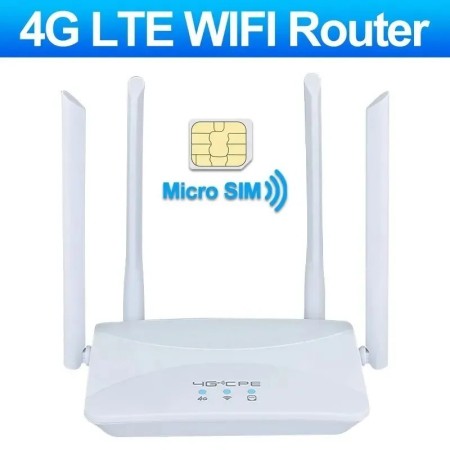 Enrutador WiFi 4G LTE extensor WIFI repetidor 150Mbps 4 antenas amplif