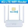 Enrutador WiFi 4G LTE extensor WIFI repetidor 150Mbps 4 antenas amplif