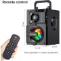 TOMPROAD Altavoz Bluetooth, portátil, caja Bluetooth con subwoofer, inalámbrico, sonido estéreo rico, altavoz para fiestas,
