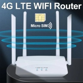 Enrutador WiFi 4G LTE extensor WIFI repetidor 150Mbps 4 antenas amplif