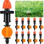 40 Emisores de Riego para Jardinería, Goteros de Riego Profesionales, Kit de Riego por Goteo, Gotero de Riego de Plástico ABS