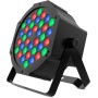 Audibax Montana 36 - Foco LED para Discoteca - Foco Profesional Móvil - Equipado con 36 Luces LED RGBW de 1W - Sincornización