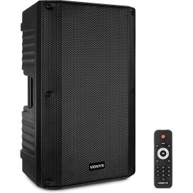 Vonyx VSA15BT Altavoz Activo portátil 1000w autoamplificados. Altavoz 15 Pulgadas Profesional con Bluetooth, Ecualizador,