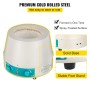 VEVOR Manto Calefactor, 1000ML Agitador Magnético, 350W Manta de Calentamiento de Agitación Profesional, Uso en los Campos de