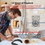 Smalody Altavoz Bluetooth Altavoz inalámbrico portátil con Banda para el Cuello Teatro Estéreo Sonido Envolvente con micrófono