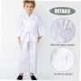 SHERCHPRY 1 Juego uniforme de kárate trajes capacitación real práctica combate negro karategui adulto judogi cinturón traje