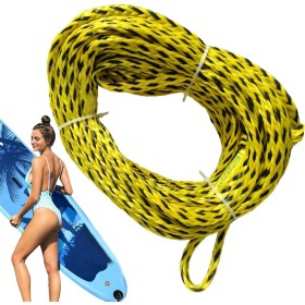 Cuerda de barco – Cuerda de remolque profesional segura | Equipo multiusos para esquí acuático, líneas de muelle de barco para