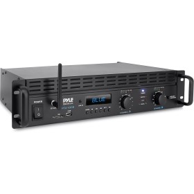Pyle Amplificador de Potencia Bluetooth de 2 Canales, 2000 W, Montaje en Rack, Receptor estéreo inalámbrico de Audio Profesional