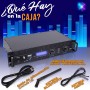 Pyle Amplificador de Potencia Bluetooth de 2 Canales, 2000 W, Montaje en Rack, Receptor estéreo inalámbrico de Audio Profesional
