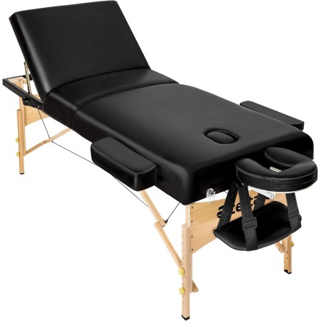 tectake® Camilla Masaje Plegable de Madera, Camilla Profesional para Fisioterapia, Quiromasaje, Tatoos, Reiki, Camilla Estética