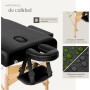 tectake® Camilla Masaje Plegable de Madera, Camilla Profesional para Fisioterapia, Quiromasaje, Tatoos, Reiki, Camilla Estética