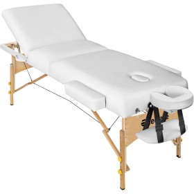 tectake® Camilla Masaje Plegable de Madera, Camilla Profesional para Fisioterapia, Quiromasaje, Tatoos, Reiki, Camilla Estética