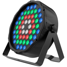 Audibax Austin 27 - Foco LED para Discoteca - Foco Profesional Móvil - Equipado con 54 Luces LED RGBW de 0,5W - Sincornización