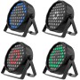 Audibax Austin 27 - Foco LED para Discoteca - Foco Profesional Móvil - Equipado con 54 Luces LED RGBW de 0,5W - Sincornización