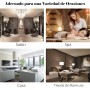 COSTWAY Reposapiés para Pedicura y Manicura, Soporte de Pie con Altura Ajustable, Equipamiento Profesional para Uñas con