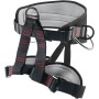 NewDoar Arnés de escalada, arnés de escalada profesional para montañismo, arnés de medio cuerpo para rappel, equipo de escalada