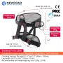 NewDoar Arnés de escalada, arnés de escalada profesional para montañismo, arnés de medio cuerpo para rappel, equipo de escalada