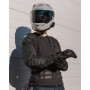 IRON JIA'S Chaqueta Moto Hombre con Hombreras, Coderas, Espaldares CE, Transpirable y a la Moda, Equipo de Protección para Moto