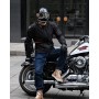 IRON JIA'S Chaqueta Moto Hombre con Hombreras, Coderas, Espaldares CE, Transpirable y a la Moda, Equipo de Protección para Moto